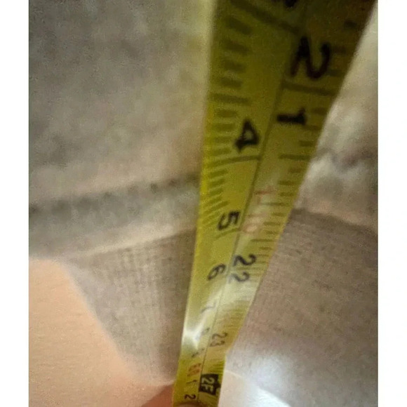 Orvis Mens Long Sleeve Pullover Mock Neck 1/4 Zip Snap Sweatshirt Beige Sz L/G - Picture 6 of 11